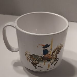 Vintage Holly Hobbie plastic cup from 1972, produced by American Greetings